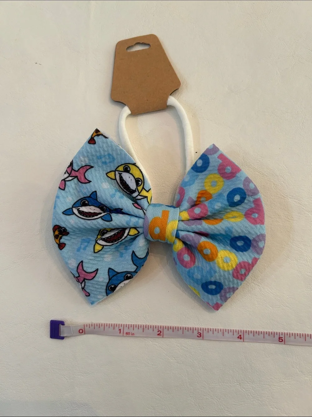 Baby Shark Headband Hair Bow